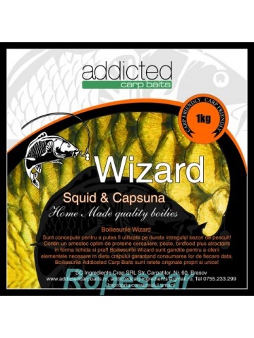 Boilies solubil Wizard - Addicted Carp Baits